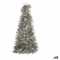 Miniatyrbild 1 av 2: Prydnadsfigur Julgran Glitter Silvrig polypropen PET 27 x 45,5 x 27 cm (12 antal)