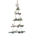 Miniatyrbillede 2 af 2: Julepynt Krist+ 95851 Brun Sølvfarvet Træ Plastik Juletræ 34 x 5 x 65 cm (6 enheder)