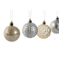 Miniatyrbild 2 av 3: Julgranskulor Home ESPRIT Champagne Silvrig Polyetylen 16 x 16 x 31,5 cm (30 Delar)