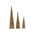 Miniatyrbillede 1 af 4: Julepynt DKD Home Decor Hvid Natur 20 x 20 x 80 cm (3 Dele)