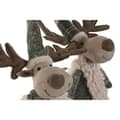Miniatyrbillede 3 af 6: Julepynt Home ESPRIT Grøn Beige Rensdyr 29 x 16 x 60 cm (2 enheder)