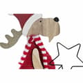 Miniatyrbillede 3 af 3: Julepynt DKD Home Decor Træ Polyester Rensdyr (5 x 22 x 41 cm) (4 enheder)