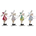 Miniatyrbillede 1 af 3: Julepynt DKD Home Decor Træ Polyester Rensdyr (5 x 22 x 41 cm) (4 enheder)