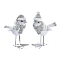 Miniatyrbillede 1 af 3: Julepynt DKD Home Decor Harpiks Ptica (10,5 x 5,5 x 10,5 cm) (2 enheder)