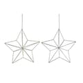 Miniatyrbillede 1 af 4: Julepynt DKD Home Decor Metal Stjerne (2 enheder) (30 x 11 x 30 cm)