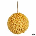 Miniatyrbillede 1 af 2: Julekugle Krist+ 19A24331 Gul Plastik (24 enheder)