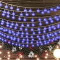 Miniatyrbillede 5 af 11: vidaXL fairy lights-lyskæder 20 m 200 LED'er 8 funktioner blå -  Julebelysning