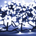 Miniatyrbillede 5 af 8: vidaXL kompakt LED-lyskæde 400 LED'er 13 m PVC kold hvid -  Julebelysning