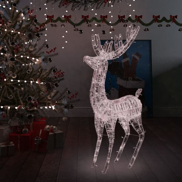 vidaXL julerensdyr XXL 180 cm 250 LED'er akryl varm hvid -  Julebelysning