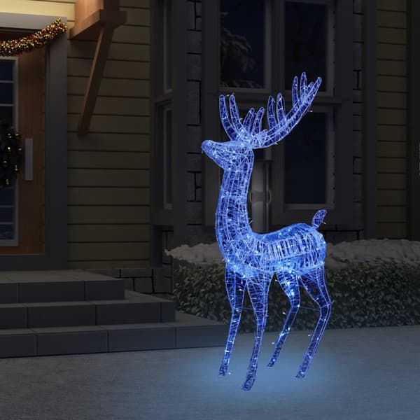 vidaXL Julren akryl 250 LED 180 cm blå -  Julbelysning