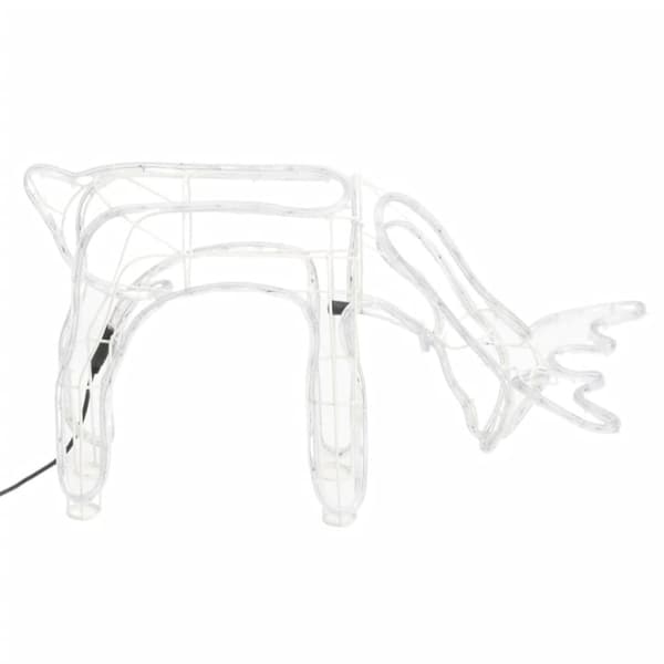 vidaXL julerensdyr 3 stk. 73x31x45 cm varmt hvidt lys -  Julebelysning