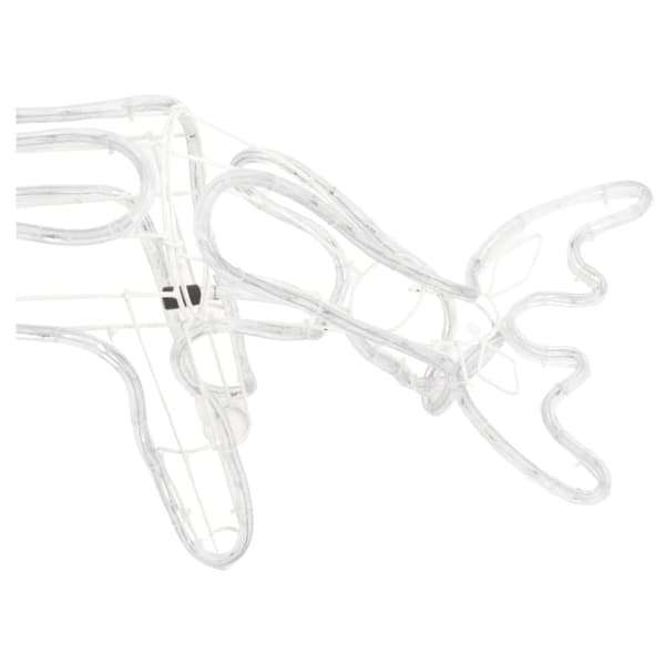 vidaXL julerensdyr 3 stk. 73x31x45 cm varmt hvidt lys -  Julebelysning