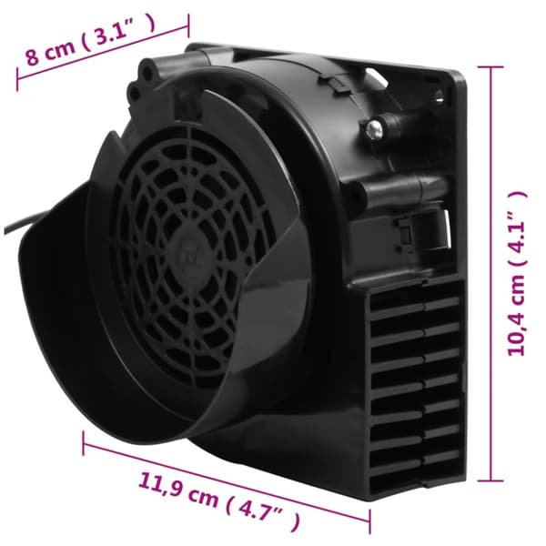 vidaXL LED-valonauhat 66 LED-valoa ja puhallin 660 cm -  Jouluvalaistus