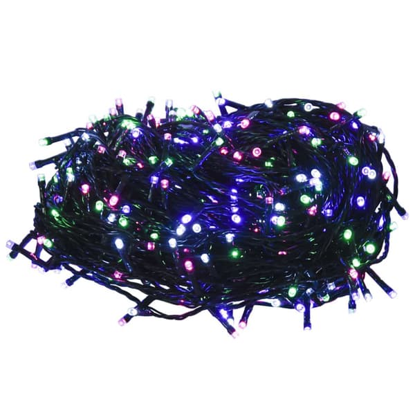 vidaXL LED-valonauha 300 LED-valoa monivärinen pastelli 30 m PVC - Jouluvalaistus