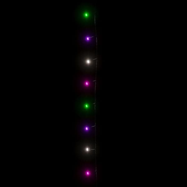 vidaXL LED-valonauha 300 LED-valoa monivärinen pastelli 30 m PVC - Jouluvalaistus