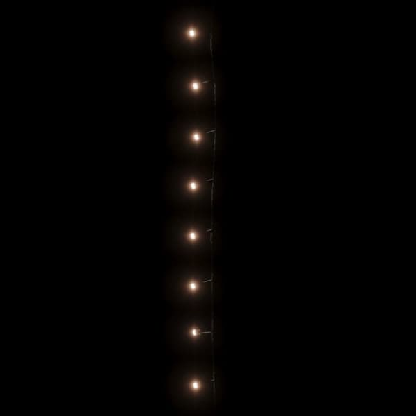 vidaXL Ljusslinga med 150 LED varmvit 15 m PVC -  Julbelysning