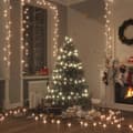 Miniatyrbild 2 av 8: vidaXL Ljusslinga med 150 LED varmvit 15 m PVC -  Julbelysning
