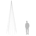 Pikkukuva 11 / 11: vidaXL Joulukuusi lipputankoon 732 sinistä LED-valoa 500 cm -  Jouluvalaistus