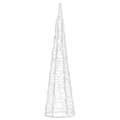 Miniatyrbillede 4 af 8: vidaXL dekorativ lyspyramide LED 60 cm akryl kold hvid -  Julebelysning