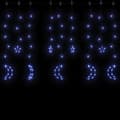 Miniatyrbillede 5 af 8: vidaXL lyskæde m. stjerner + måner 345 LED'er fjernbetjening blå -  Julebelysning