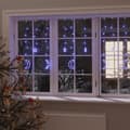 Miniatyrbillede 1 af 8: vidaXL lyskæde m. stjerner + måner 345 LED'er fjernbetjening blå -  Julebelysning