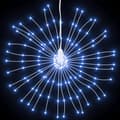 Miniatyrbild 5 av 11: vidaXL Julbelysning 2 st 140 LED kallvit 17 cm -  Julbelysning