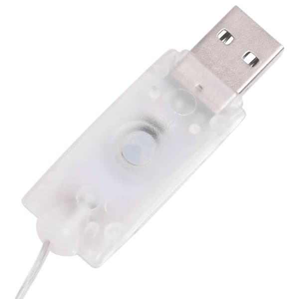 vidaXL Dekorativ snögubbe med LED lyxigt tyg 60 cm - Julbelysning