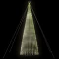 Pikkukuva 4 / 11: vidaXL Joulukuusi kartio 1544 kylmän valkoista LED-valoa 500 cm -  Jouluvalaistus