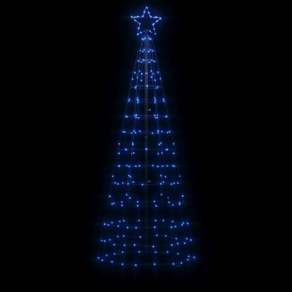 vidaXL Joulukuusivalo piikeillä 220 sinistä LED-valoa 180 cm - Jouluvalaistus