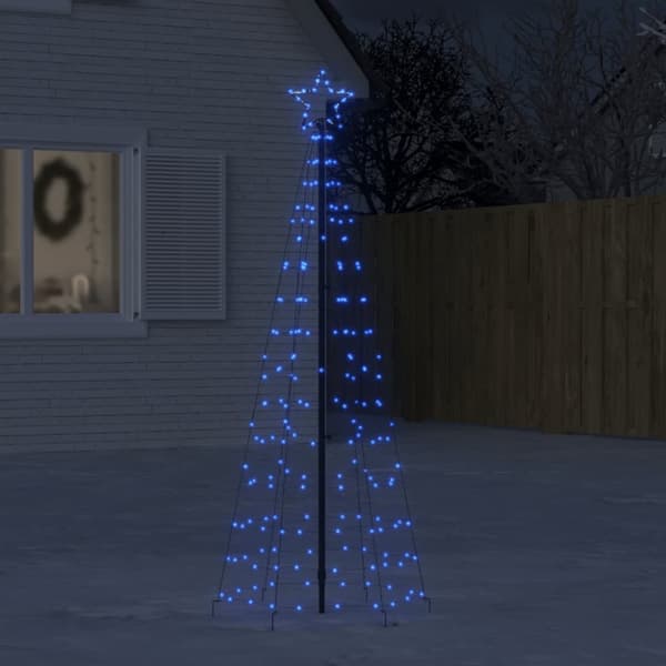 vidaXL Joulukuusivalo piikeillä 220 sinistä LED-valoa 180 cm - Jouluvalaistus
