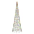 Pikkukuva 5 / 11: vidaXL Joulukuusivalo lipputankoon 1534 värikästä LED-valoa 500 cm -  Jouluvalaistus