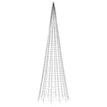 Pikkukuva 6 / 11: vidaXL Joulukuusivalo lipputankoon 1534 värikästä LED-valoa 500 cm -  Jouluvalaistus