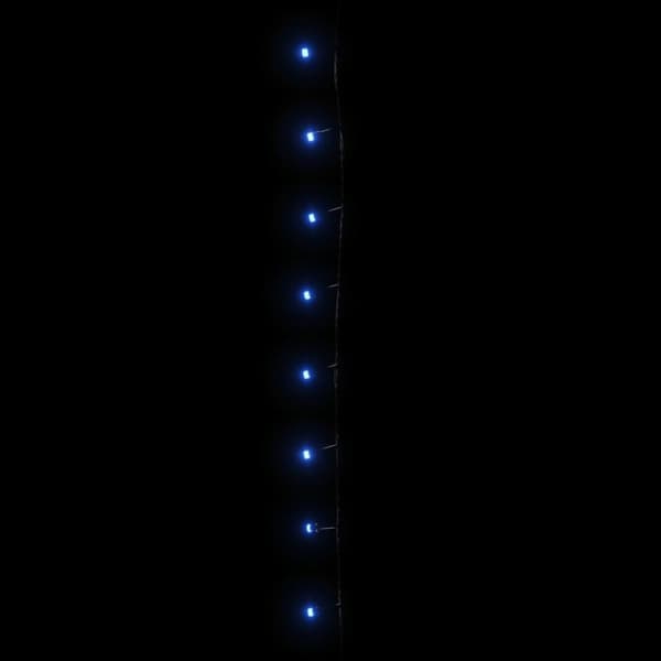 The Living Store Ljusslinga med 1000 LED blå 100 m PVC -  Julbelysning