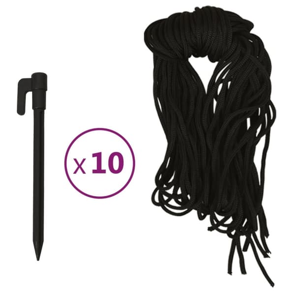 The Living Store oppustelig snemand med LED'er 370 cm -  Julebelysning