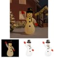 Miniatyrbillede 1 af 11: The Living Store oppustelig snemand med LED'er 370 cm -  Julebelysning