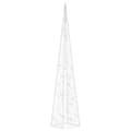 Pikkukuva 4 / 10: The Living Store LED-koristevalokartio kylmä valkoinen akryyli 90 cm -  Jouluvalaistus