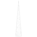 Pikkukuva 7 / 10: The Living Store LED-koristevalokartio kylmä valkoinen akryyli 90 cm -  Jouluvalaistus