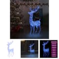 Pikkukuva 1 / 9: The Living Store XXL Jouluporo akryyli 250 LED-valoa 180 cm sininen -  Jouluvalaistus