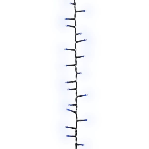 The Living Store Kompakti LED-valonauha 400 LED-valoa sininen 13 m PVC -  Jouluvalaistus