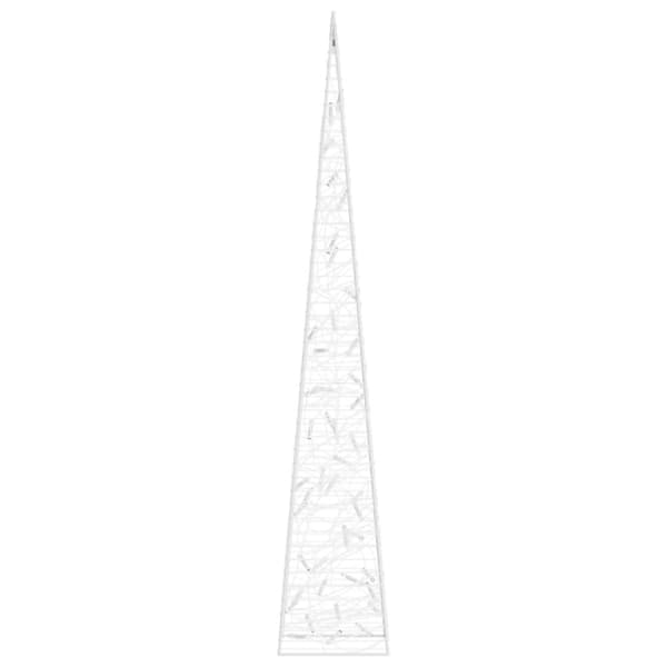 The Living Store LED koristevalokartio sininen akryyli 90 cm - Jouluvalaistus