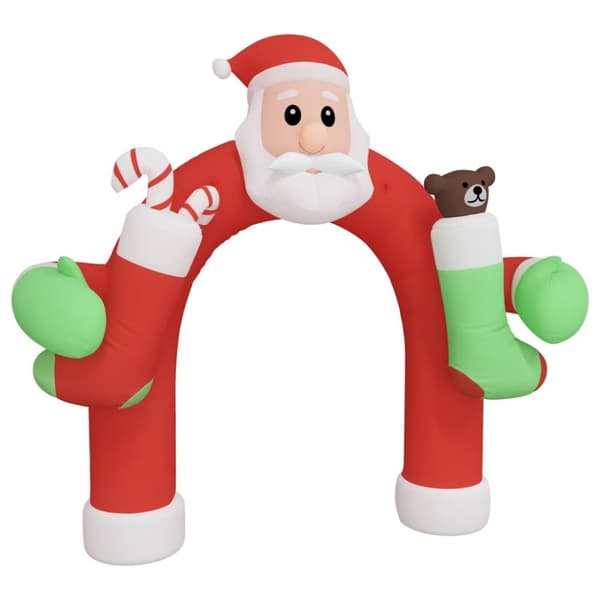 The Living Store oppustelig juleport med LED'er 320 cm -  Julebelysning