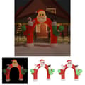 Miniatyrbillede 1 af 11: The Living Store oppustelig juleport med LED'er 320 cm -  Julebelysning