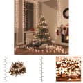 Miniatyrbillede 1 af 8: The Living Store kompakt LED-lyskæde 400 LED'er 13 m PVC varmt hvidt lys -  Julebelysning