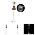 Miniatyrbillede 1 af 11: The Living Store julegadelampe med julemand 180 cm LED-lys -  Julebelysning