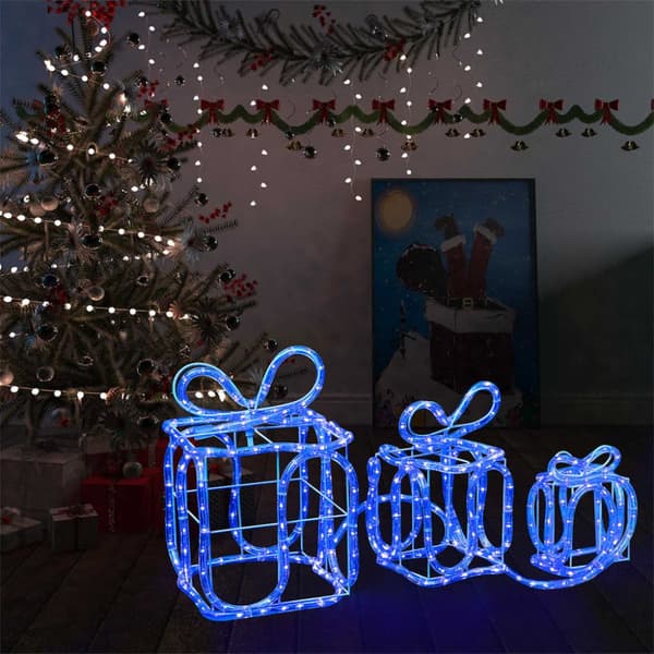 The Living Store Joulukoriste lahjapaketit 180 LED-valoa sisä-/ulkokäyttöön -  Jouluvalaistus