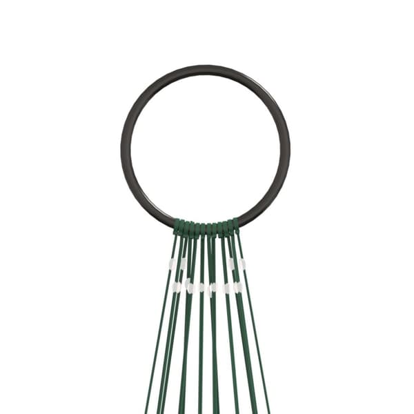 The Living Store juletræ til flagstang 732 LED'er 500 cm farverigt lys -  Julebelysning