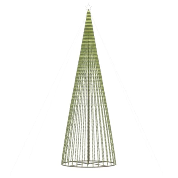 The Living Store Julgranskon 1544 LEDs blå 500 cm -  Julbelysning