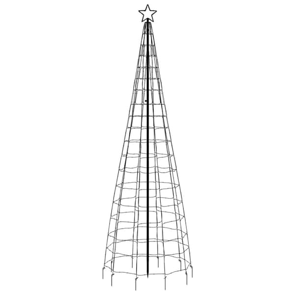 The Living Store Joulukuusi piikeillä 570 lämpimän valkoista LED-valoa 300 cm -  Jouluvalaistus