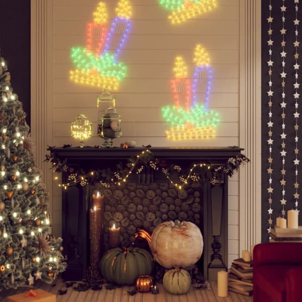 The Living Store julelys julefigur 144 LED'er 70x42 cm -  Julebelysning