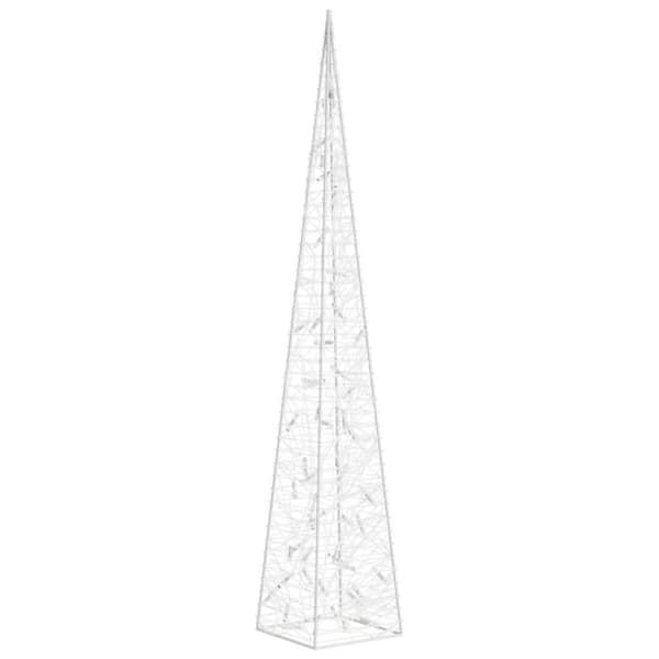 The Living Store Jouluvalokartio 60 LED-valoa lämmin valkoinen 120 cm akryyli -  Jouluvalaistus